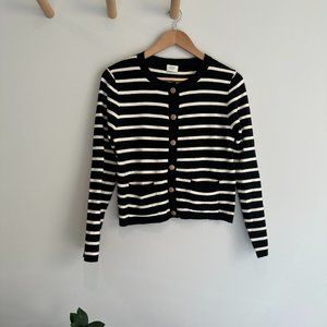 Common Threads Women's Long Sleeved Button Down Sweater Cardigan, Size SP/MP